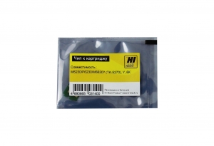 желтый чип картриджа tk-5270y hi-black совместимый для kyocera m6230cidn/ m6630, p6230cdn, 6k