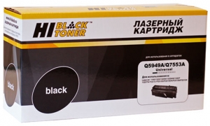 q5949a/q7553a hi-black универсальный картридж аналог для hp lj 1160/ 1320/ p2015, canon 715